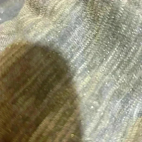 New grey silver shimmery turtleneck sz XS Holiday Party? - Picture 6 of 6